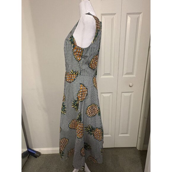 Royal Monk Sun Dress – Pineapple Print, Size M - Picture 3 of 6